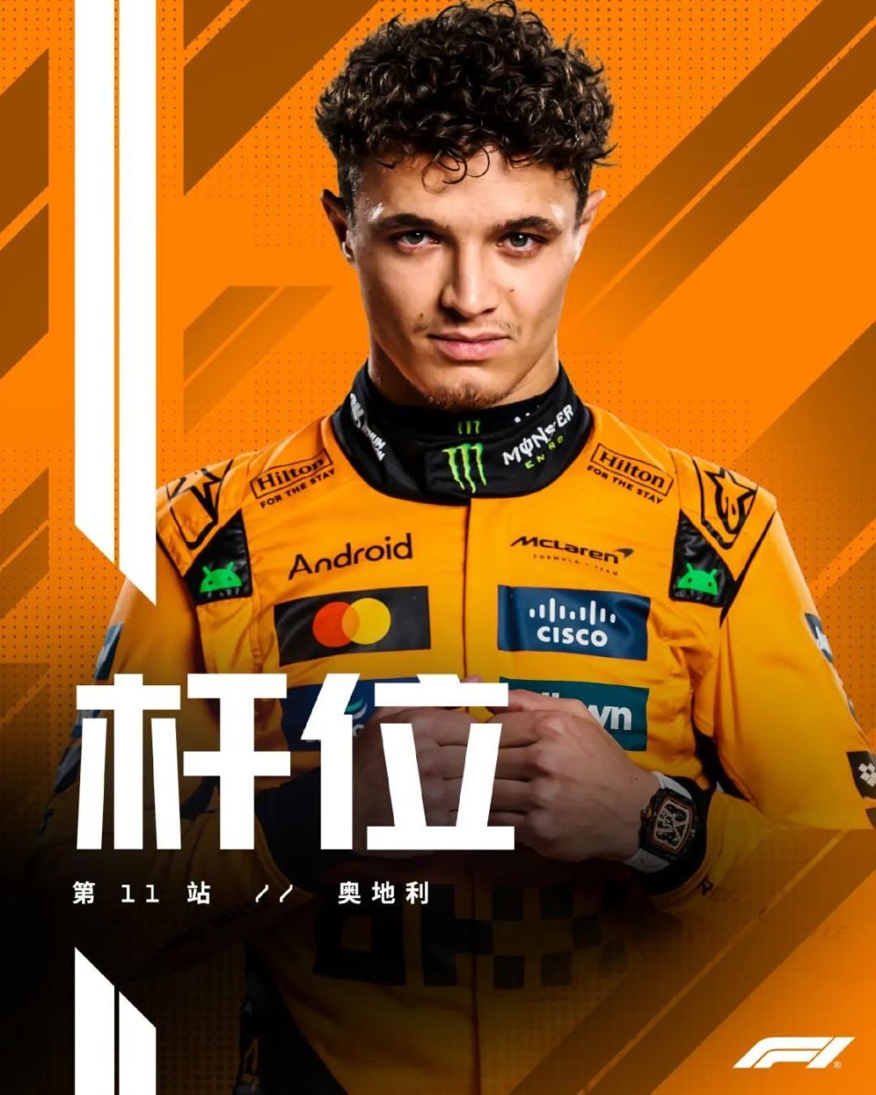 红牛车队绝杀索伯车队，诺里斯刷新纪录的简单介绍